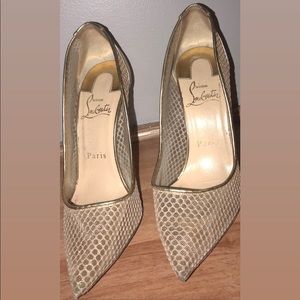 gold red bottoms.. MAKE OFFER!!